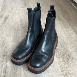 Sam Edelman black leather laguna chelsea boot